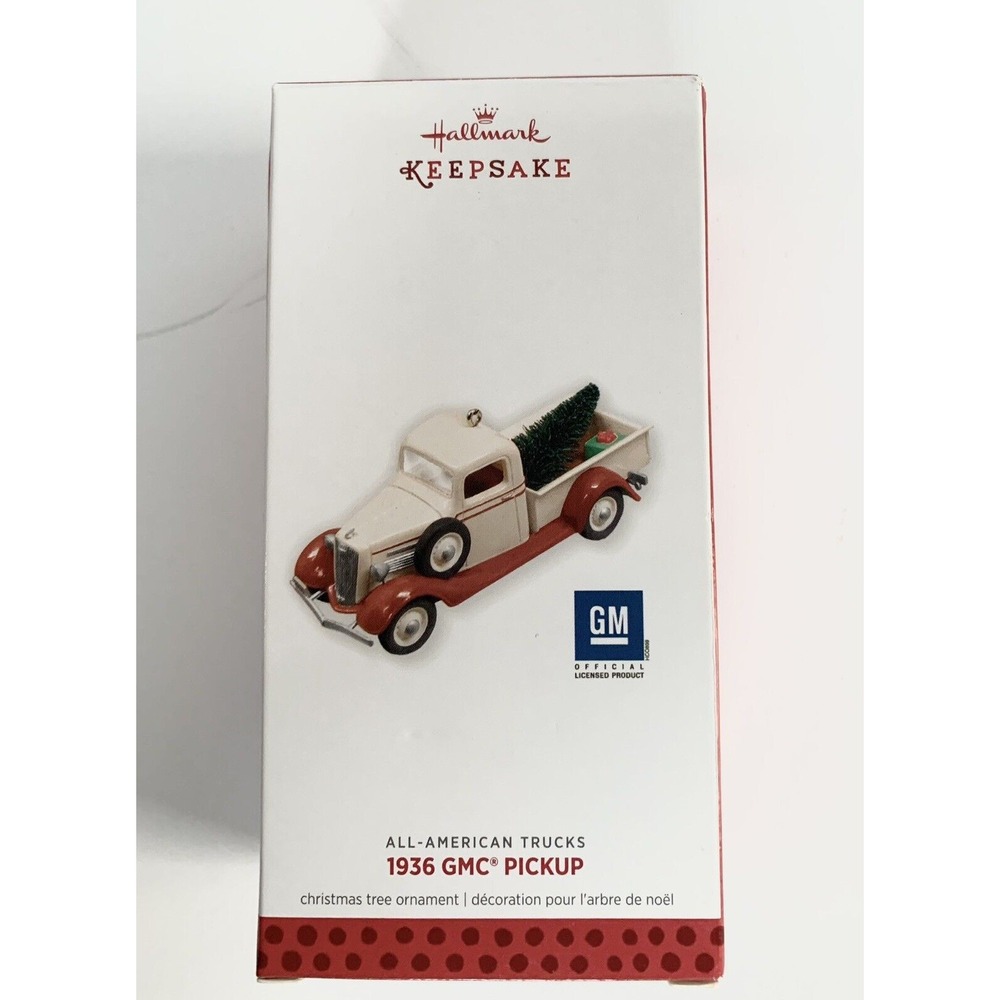 2013 Hallmark Keepsake All-American Trucks: 1936 GMC Pickup Ornament